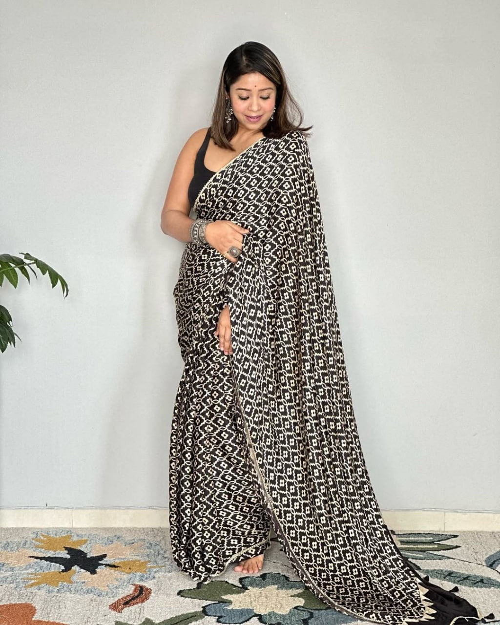 Original Japan Silk Gajji Silk Soft and Smooth Saree