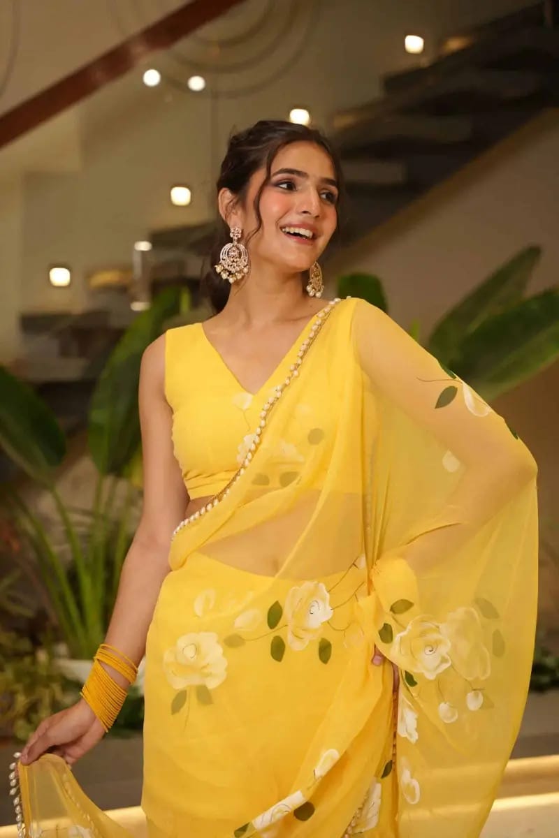 Lahenga Style Ready To Wear Saree