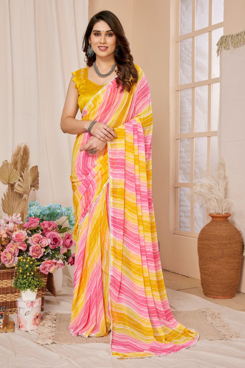 GEORGETTE Ready To Wear Saree