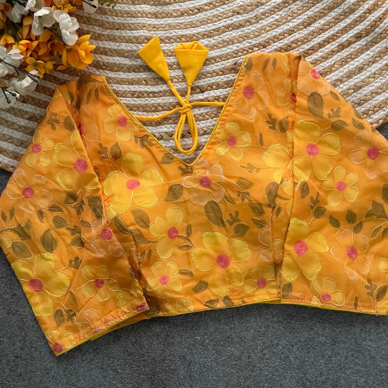 Position Print & Multi Work Blouse