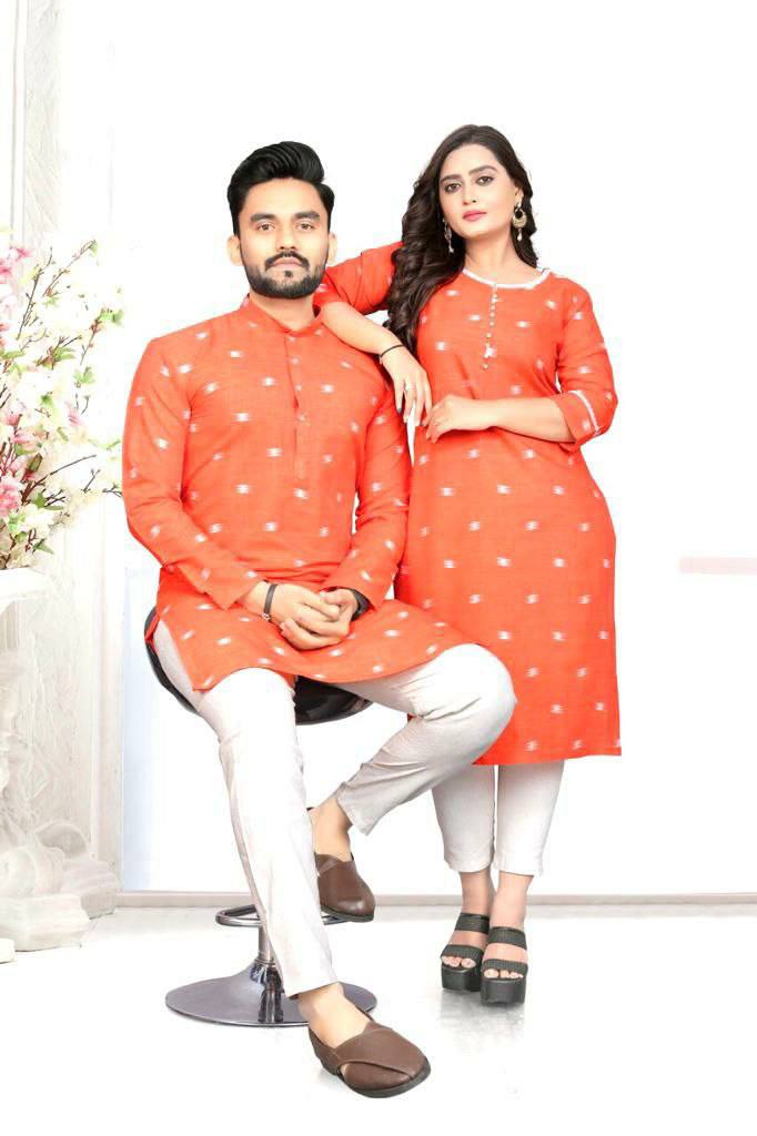 COUPLE COMBO KURTI WITH KURTA