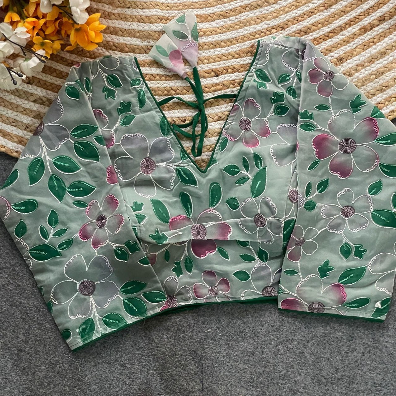 Position Print & Multi Work Blouse