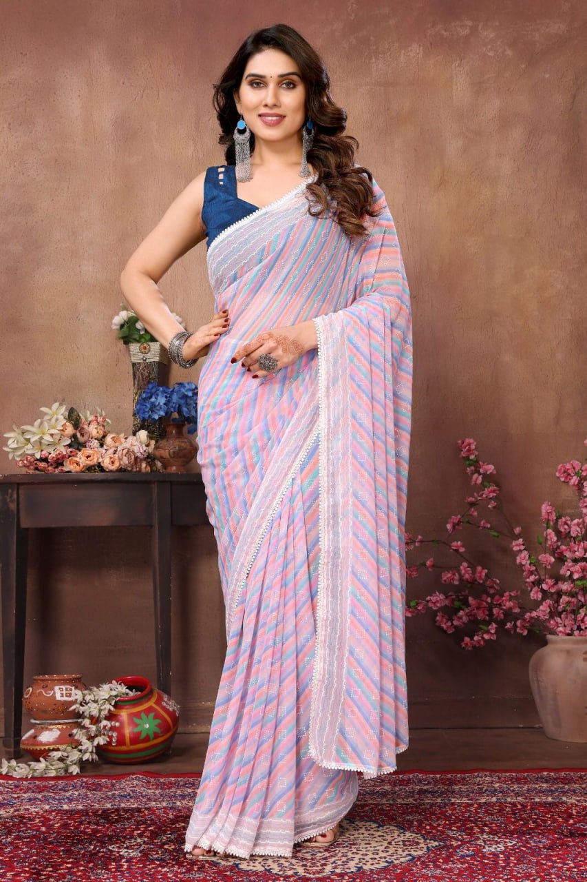 GEORGETTE Ready To Wear Saree