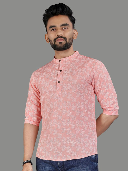 Soft Cotton Men's Short Kurta