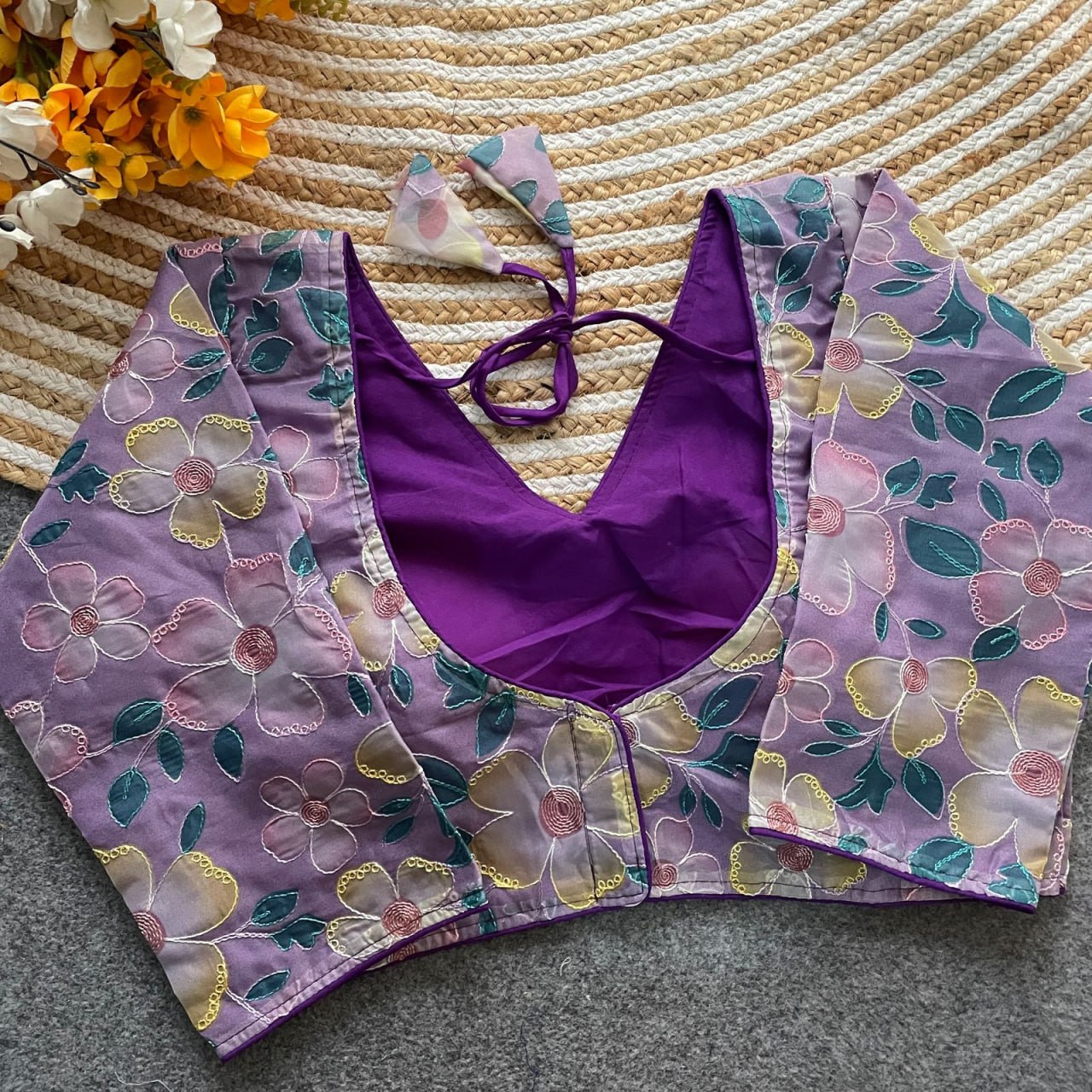 Position Print & Multi Work Blouse
