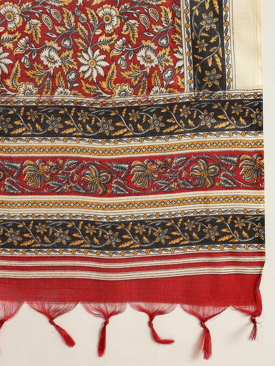 Khadi Cotton Fully Stitched Ethnic Set with Dupatta