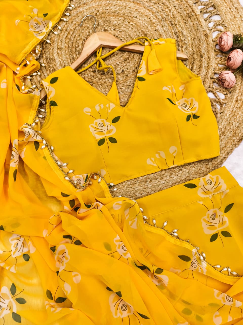 Lahenga Style Ready To Wear Saree