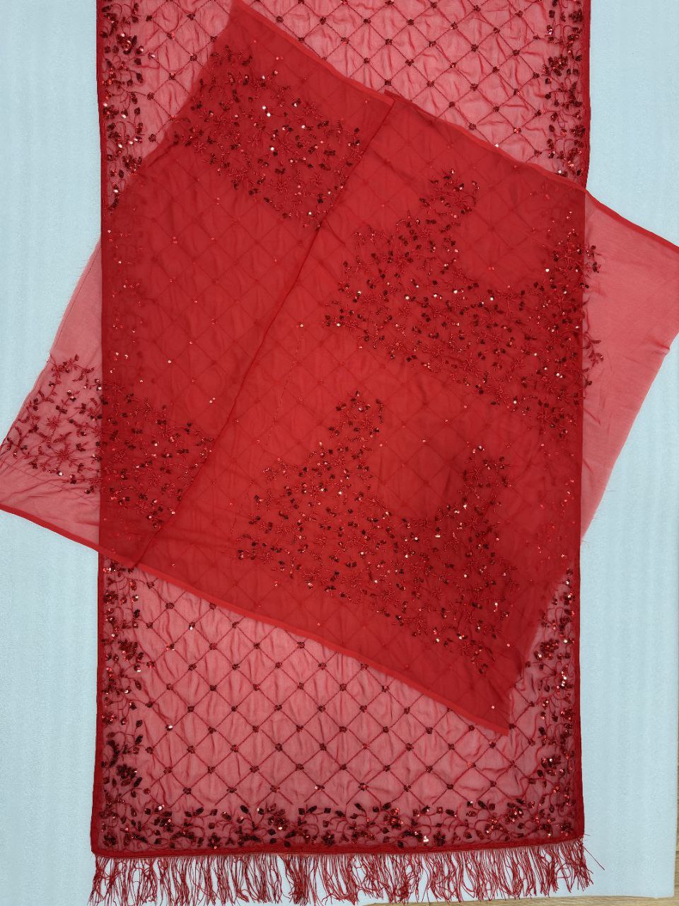 Bollywood Blockbuster Heavy Sequins Faux Georgette Saree – Code DF 3467