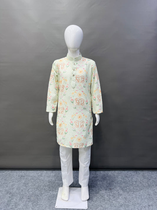 LUCKNOWI KURTA FOR BOYS