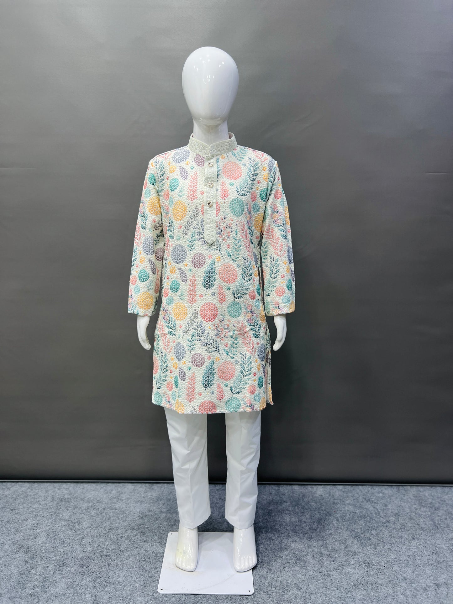 LUCKNOWI KURTA FOR BOYS