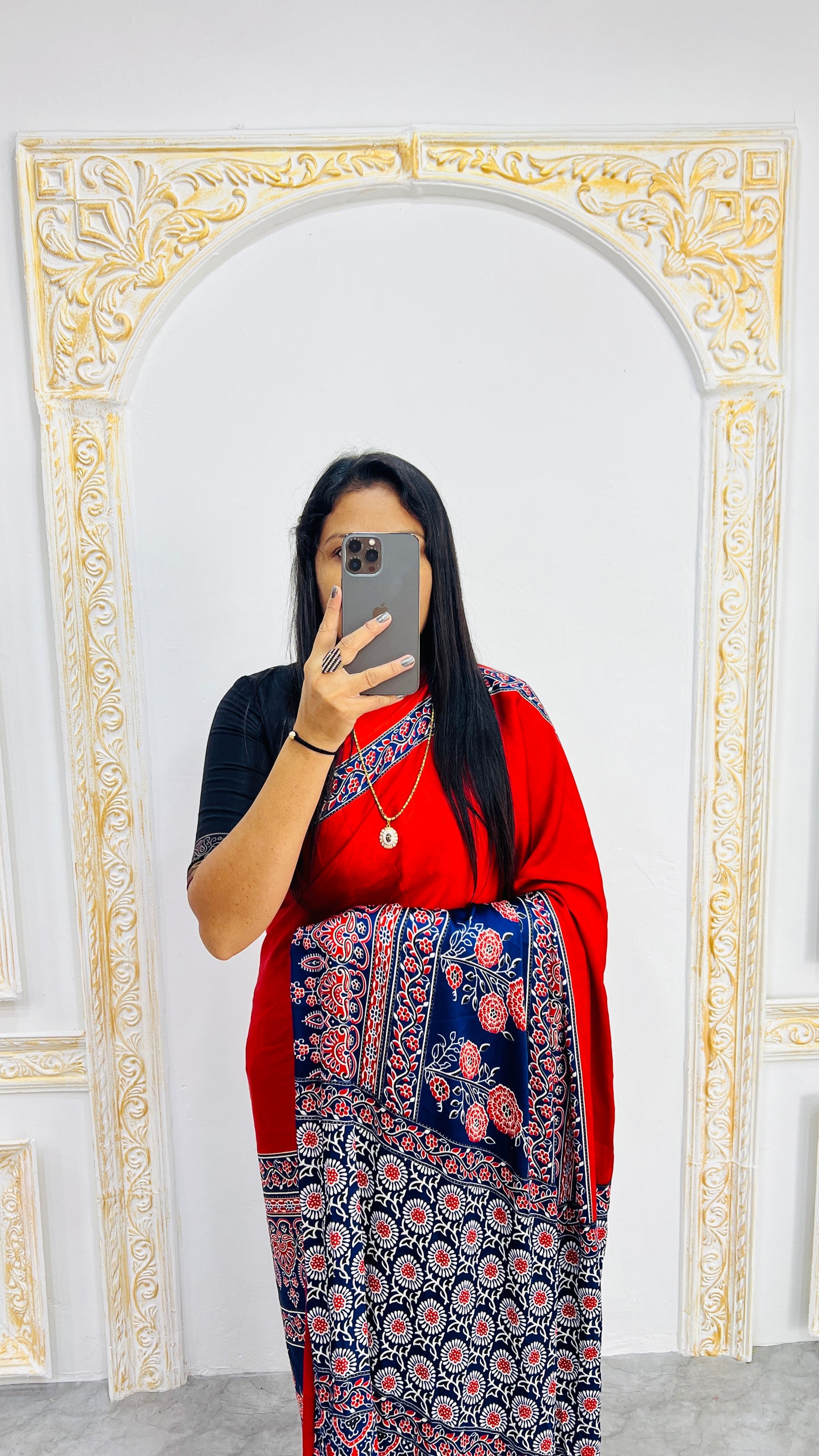 Semi Gajji Silk Soft and Smooth Saree With Print