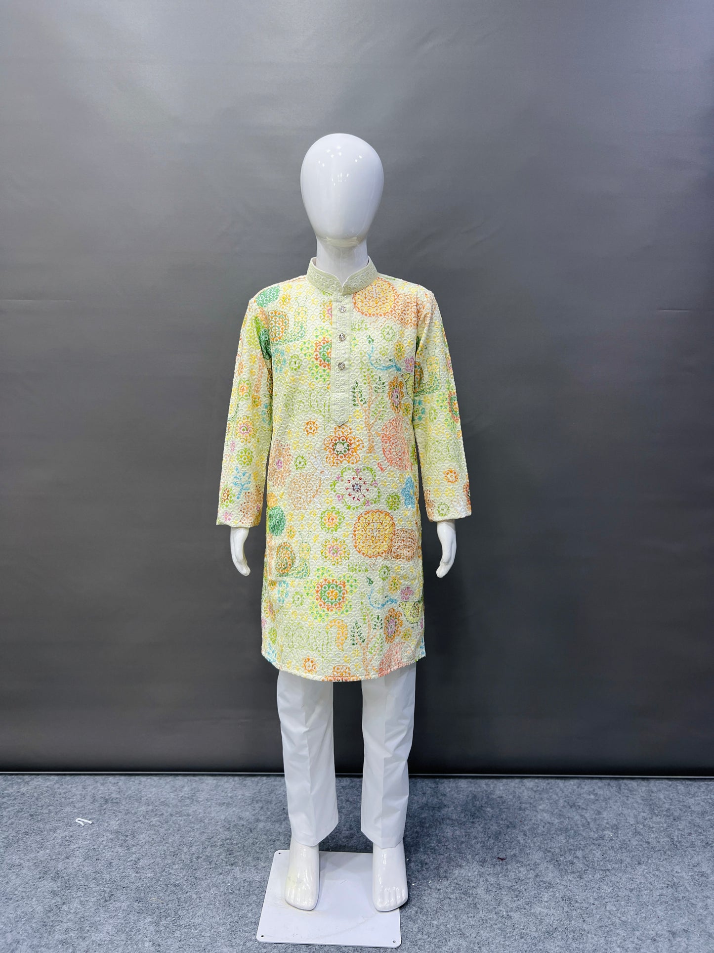 LUCKNOWI KURTA FOR BOYS