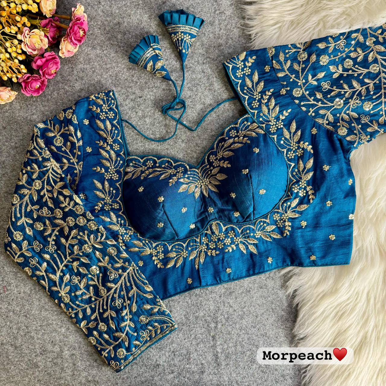 WEDDING SESSION SPECIAL Royal Mumtaz Style Long Sleeves Bridal Blouse