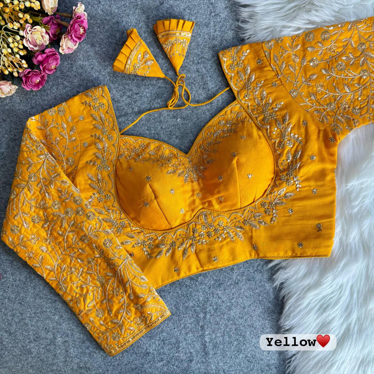WEDDING SESSION SPECIAL Royal Mumtaz Style Long Sleeves Bridal Blouse