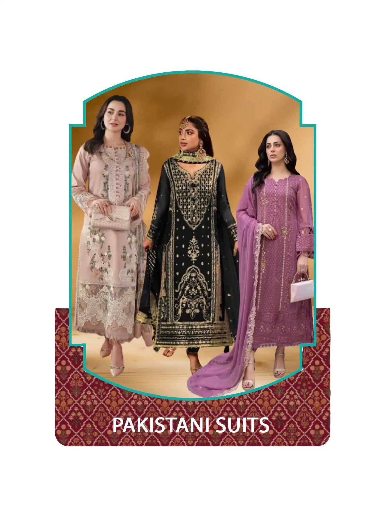 Pakistani suits collection featuring elegant embroidered and traditional designs.