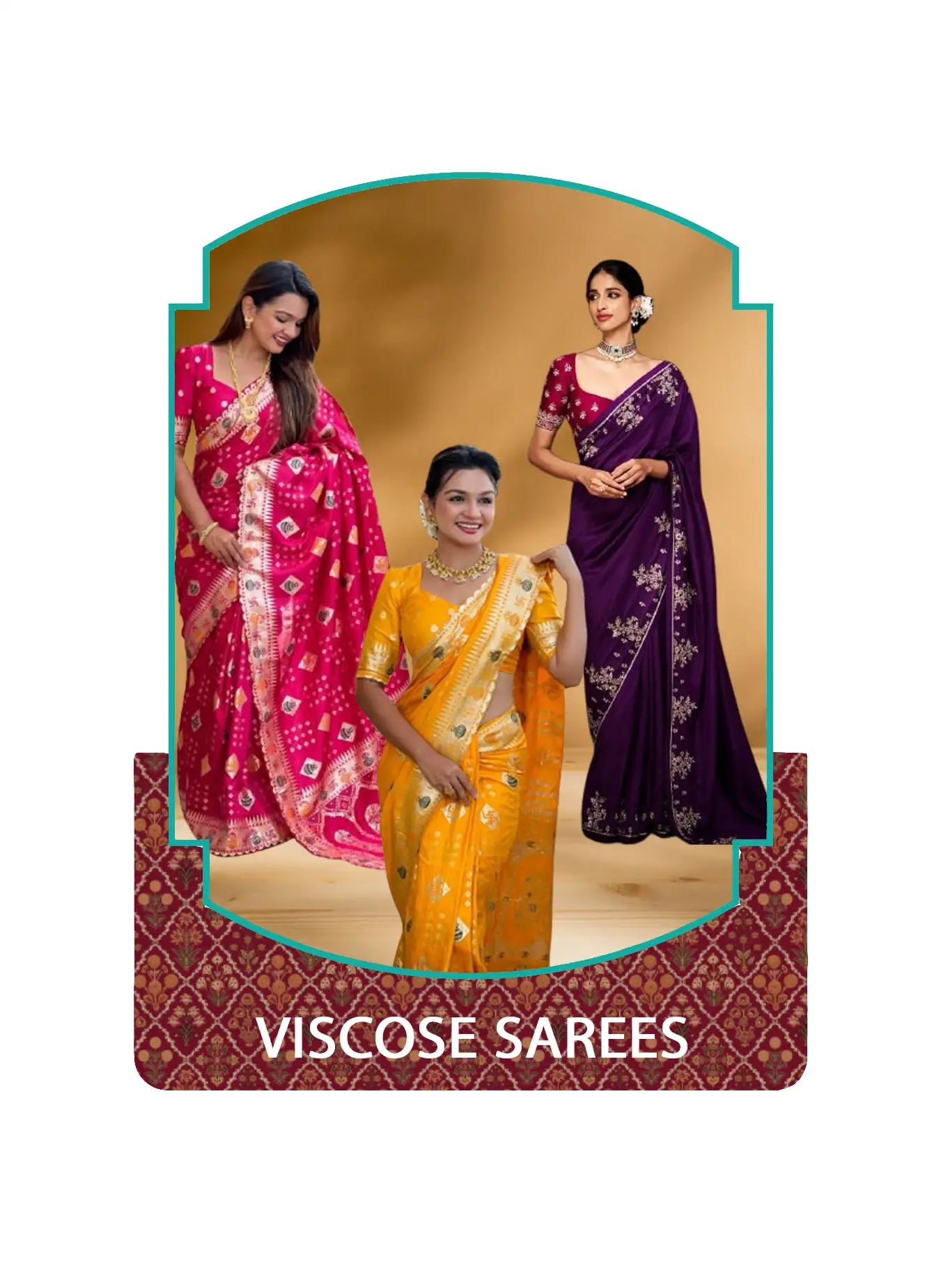 Viscose sarees collection featuring soft lightweight fabric and elegant everyday designs.