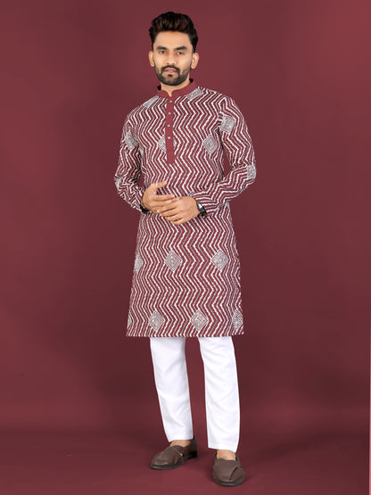 EMBROIDERY MEN'S KURTA