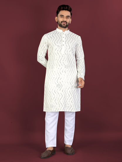 EMBROIDERY MEN'S KURTA