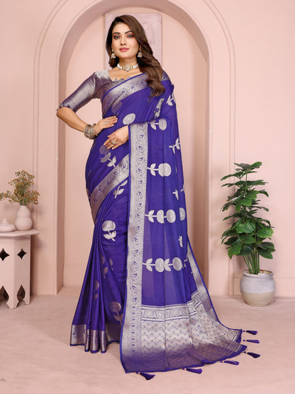 Premium and superior soft Georgette Silk Banarasi Saree