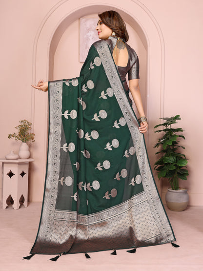 Premium and superior soft Georgette Silk Banarasi Saree