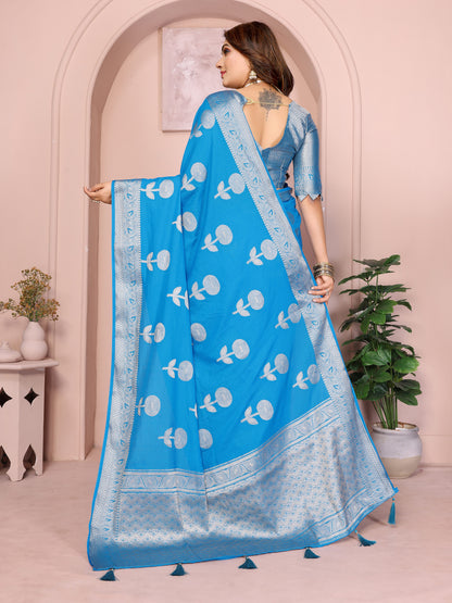 Premium and superior soft Georgette Silk Banarasi Saree