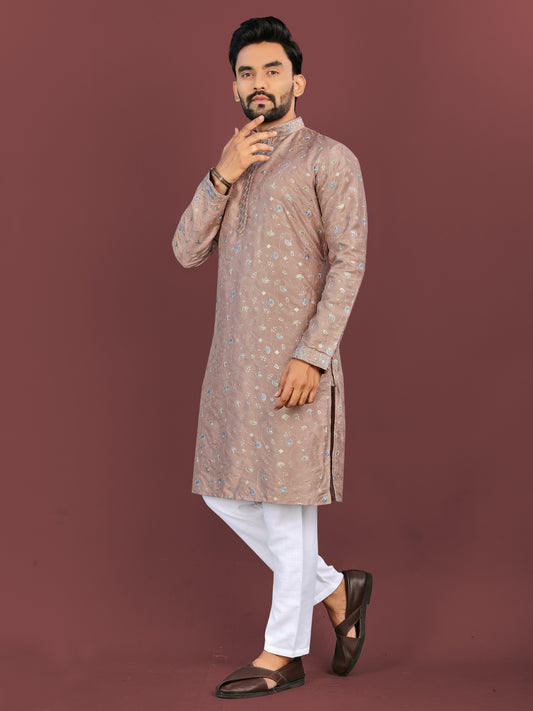 SILKY SILK MENS KURTA