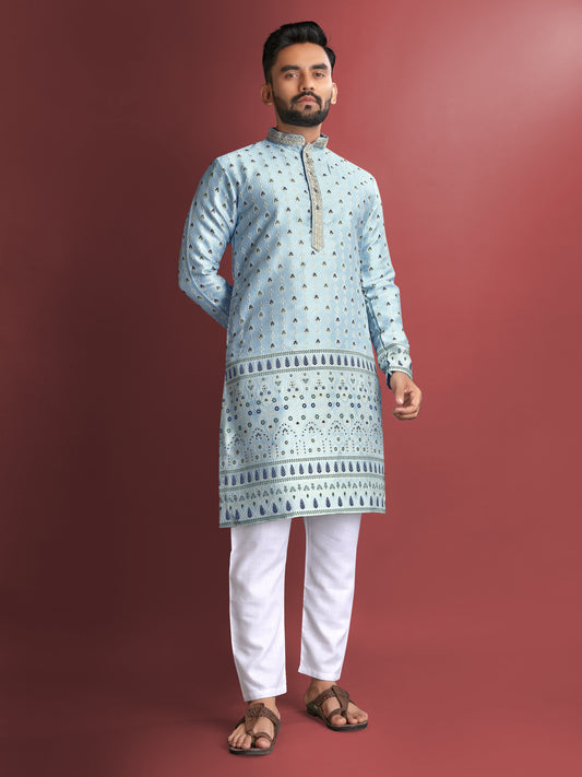 AMBOJ WORK WITH DAAMAN KURTA