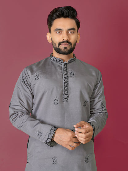 VAL-MOTI HAND WORK KURTA PAJAMA