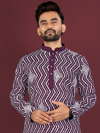 EMBROIDERY MEN'S KURTA