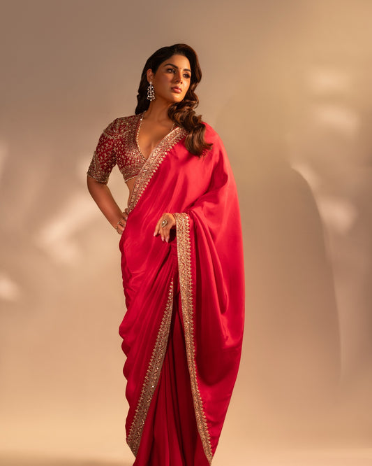 Soft Rangoli Silk Sequins Work Saree