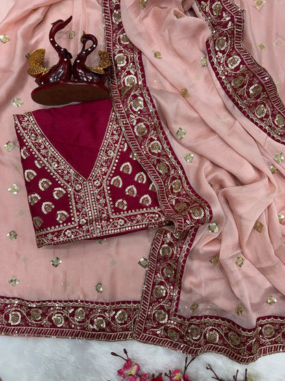 Soft Rangoli Silk Saree