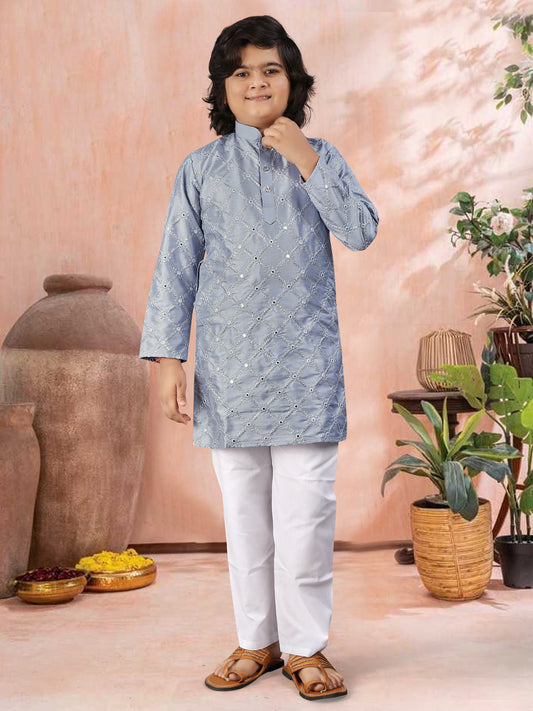 SOFT SILK BOYS KURTA