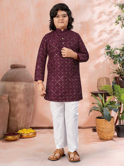 SOFT SILK BOYS KURTA