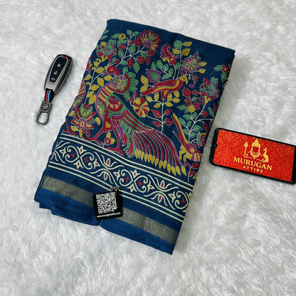 Mull Cotton Saree (M1005)