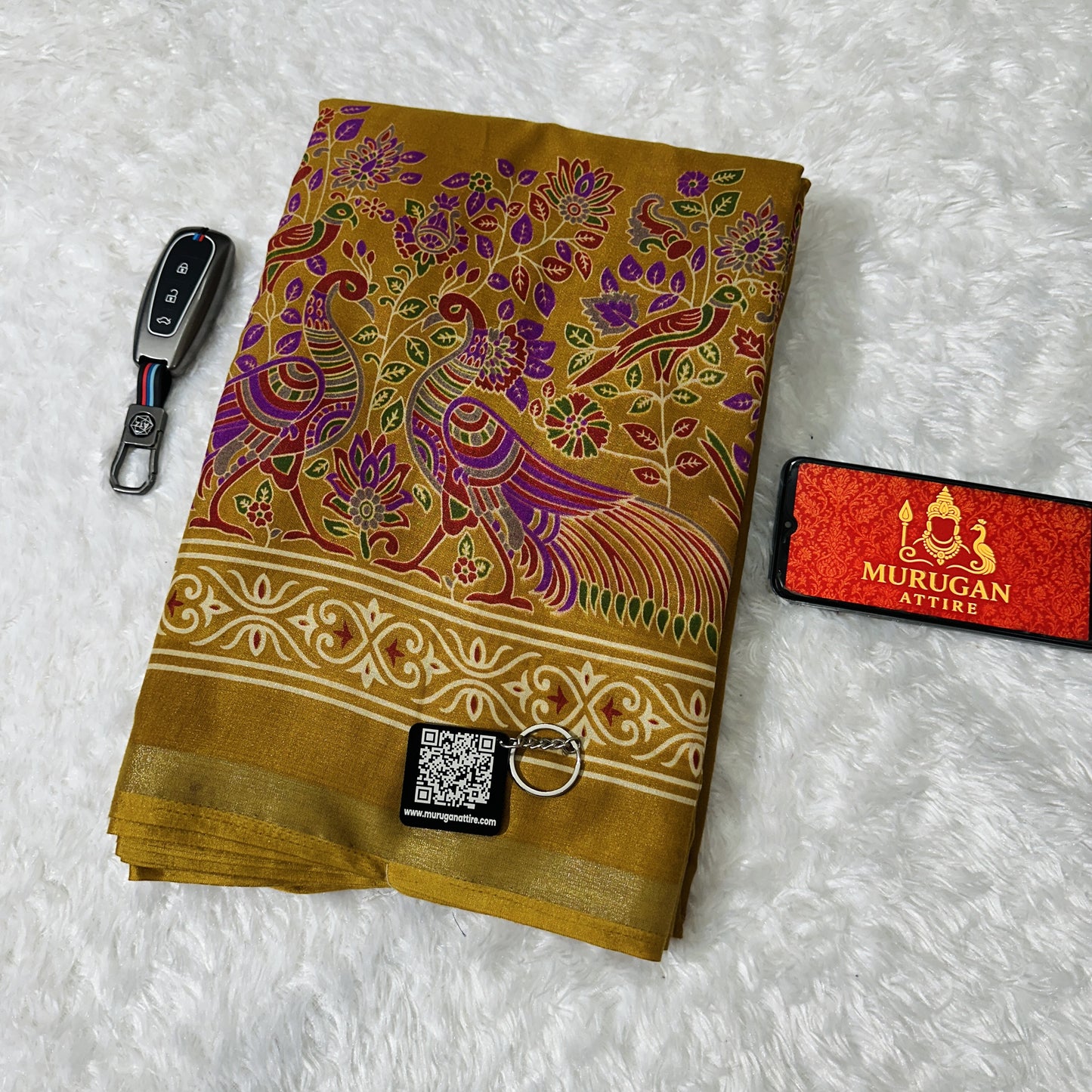 Mull Cotton Saree (M1005)