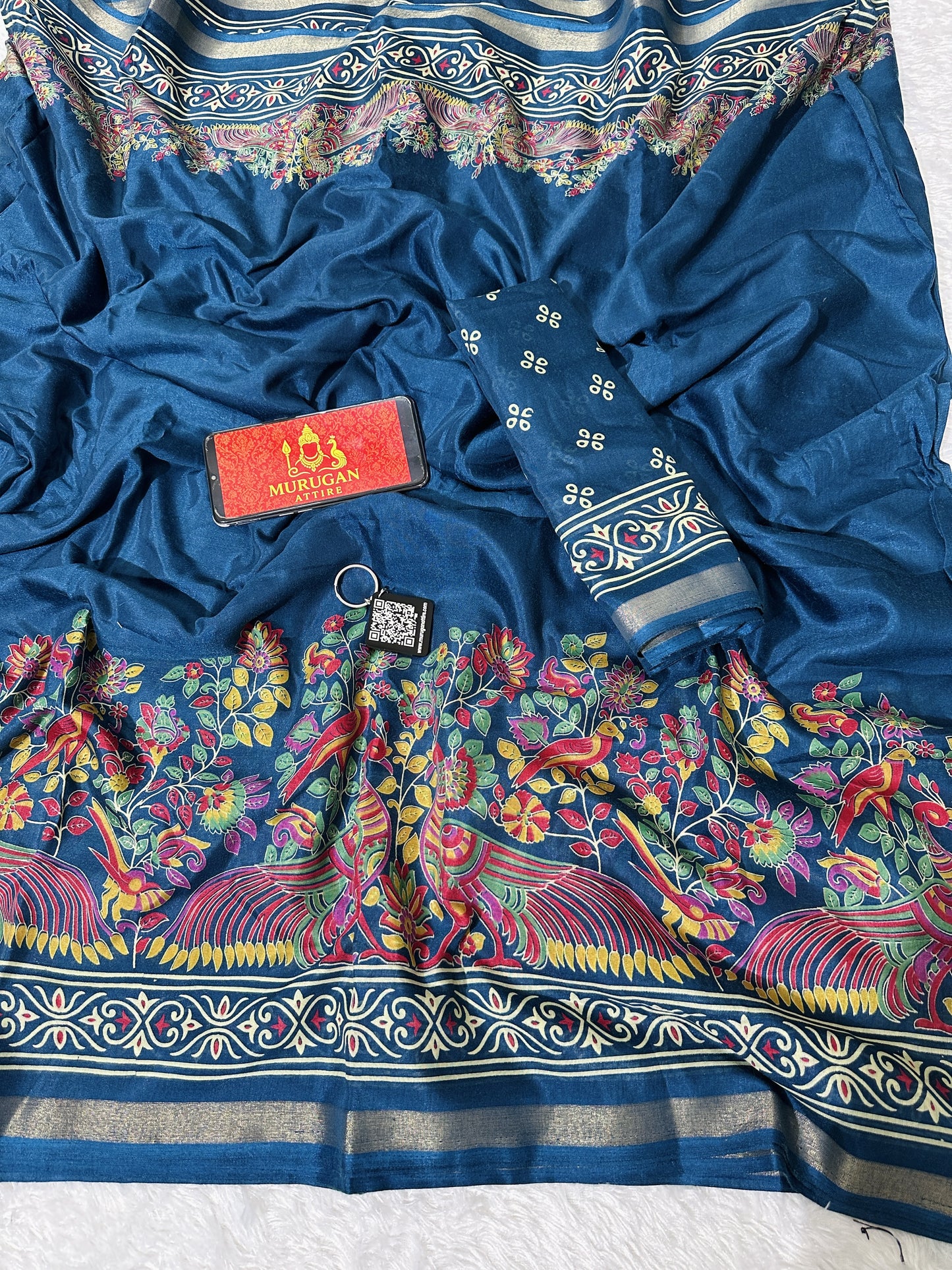 Mull Cotton Saree (M1005)