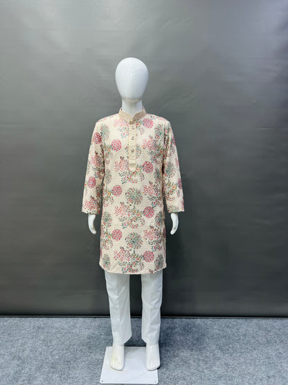 LUCKNOWI KURTA FOR BOYS