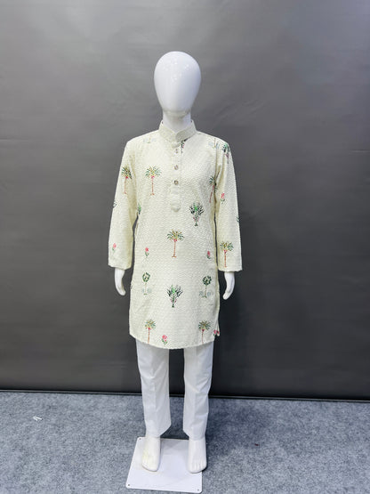 LUCKNOWI KURTA FOR BOYS
