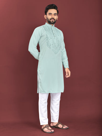 HANDWORK DESIGN KURTA PAJAMA