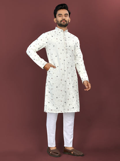 SILKY SILK MENS KURTA