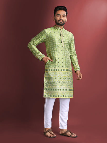 AMBOJ WORK WITH DAAMAN KURTA