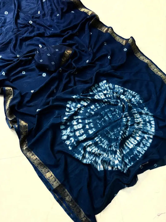 Soft Mul Mul Cotton Silk Saree with Pen Kalamkari (M1010)