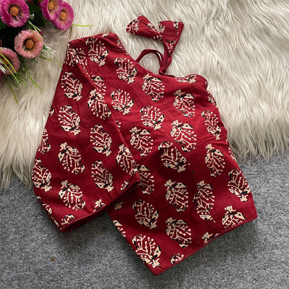 AJRAKH PRINTED READY TO WEAR BLOUSE