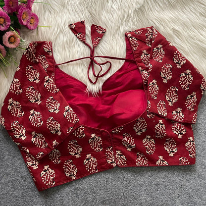 AJRAKH PRINTED READY TO WEAR BLOUSE