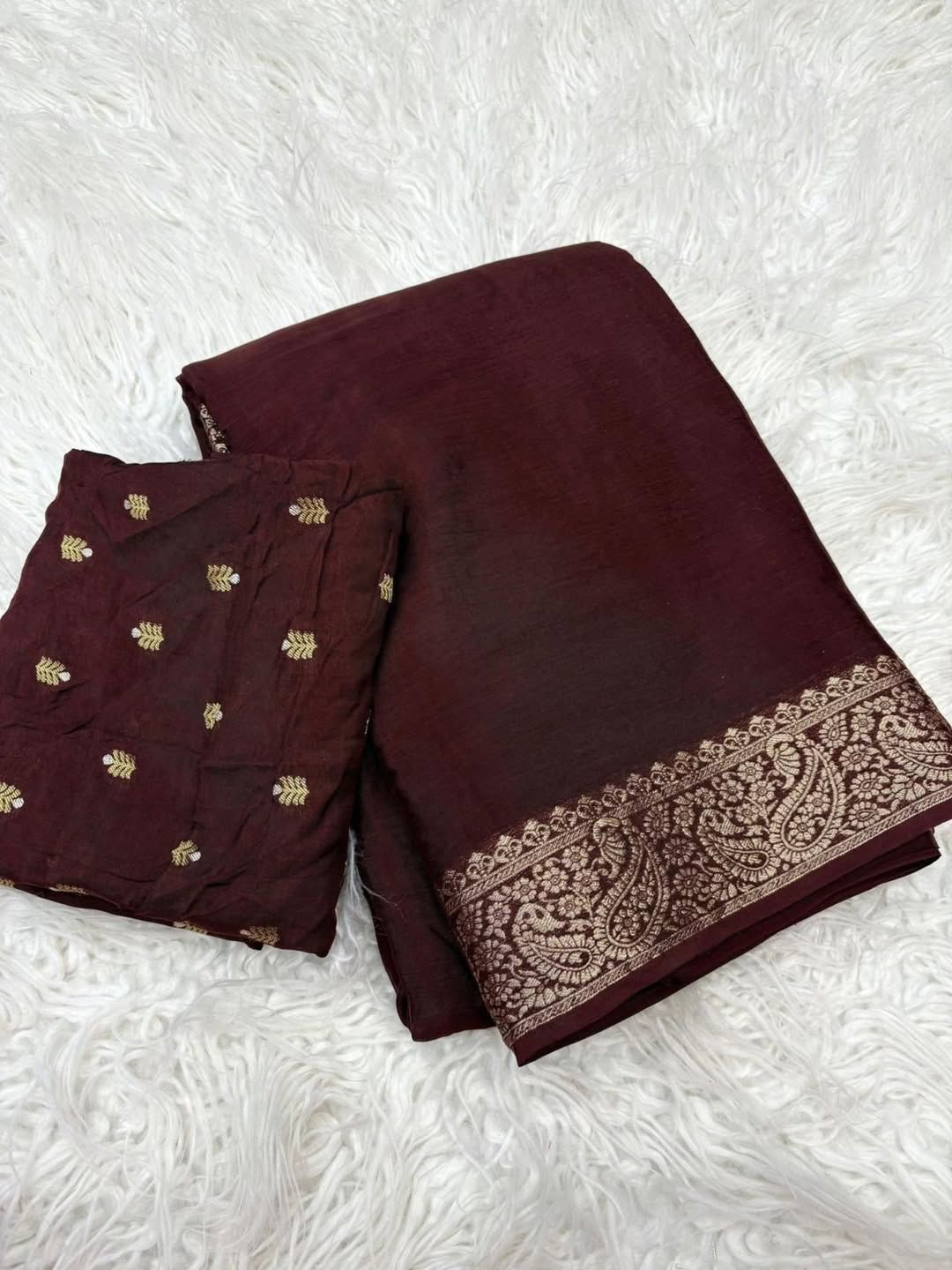 Arrivals Pure Viscose Georgette Saree