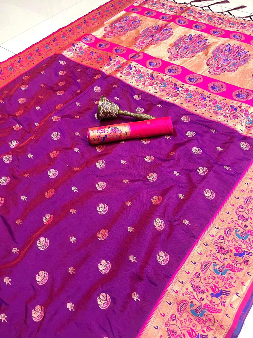 SOFT GOLD ZARI sAREE