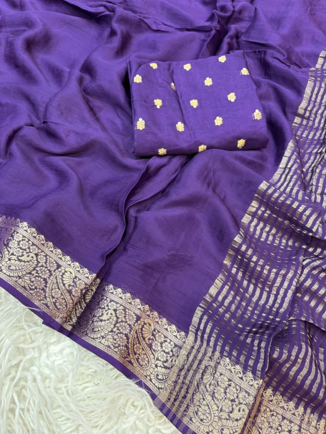 Arrivals Pure Viscose Georgette Saree