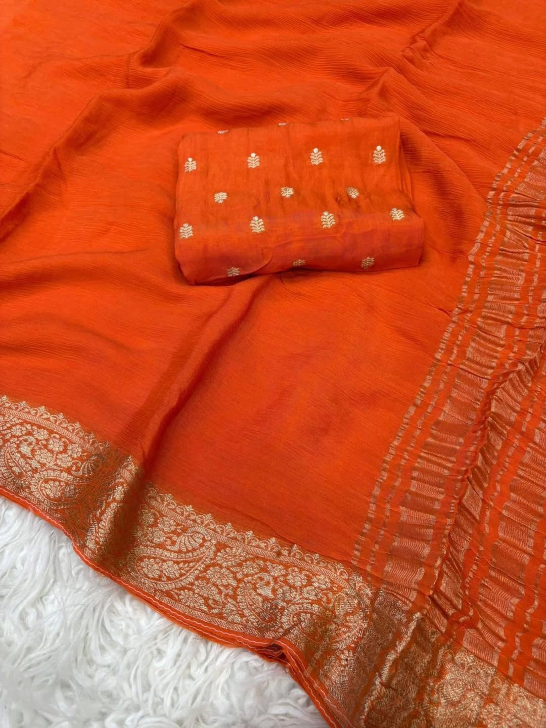 Arrivals Pure Viscose Georgette Saree