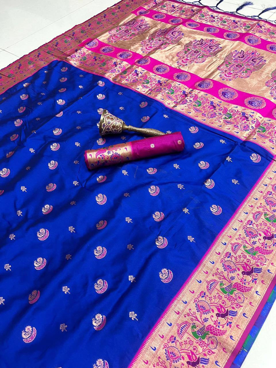 SOFT GOLD ZARI sAREE