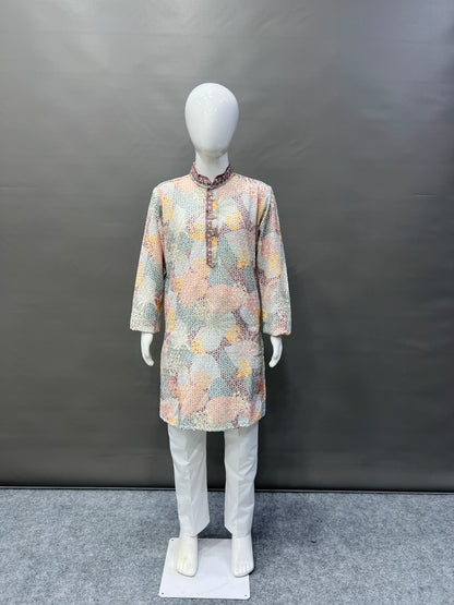LUCKNOWI KURTA FOR BOYS